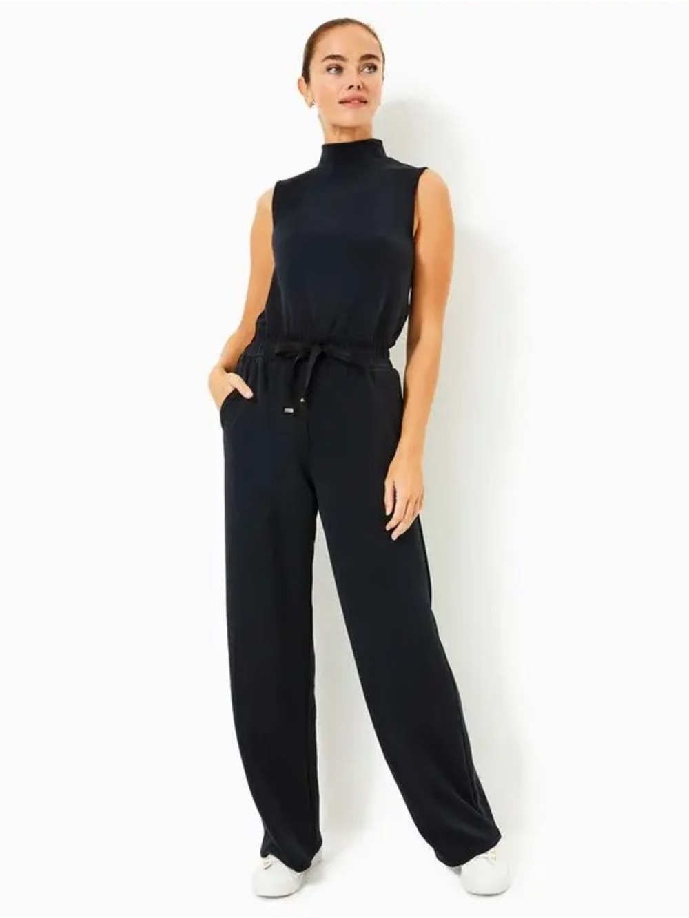 Lilly Pulitzer Amore Jumpsuit Black XL